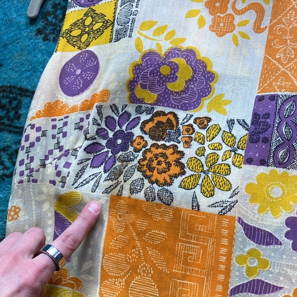 Vintage handmade maxi dress size Small - Picture 11 of 12